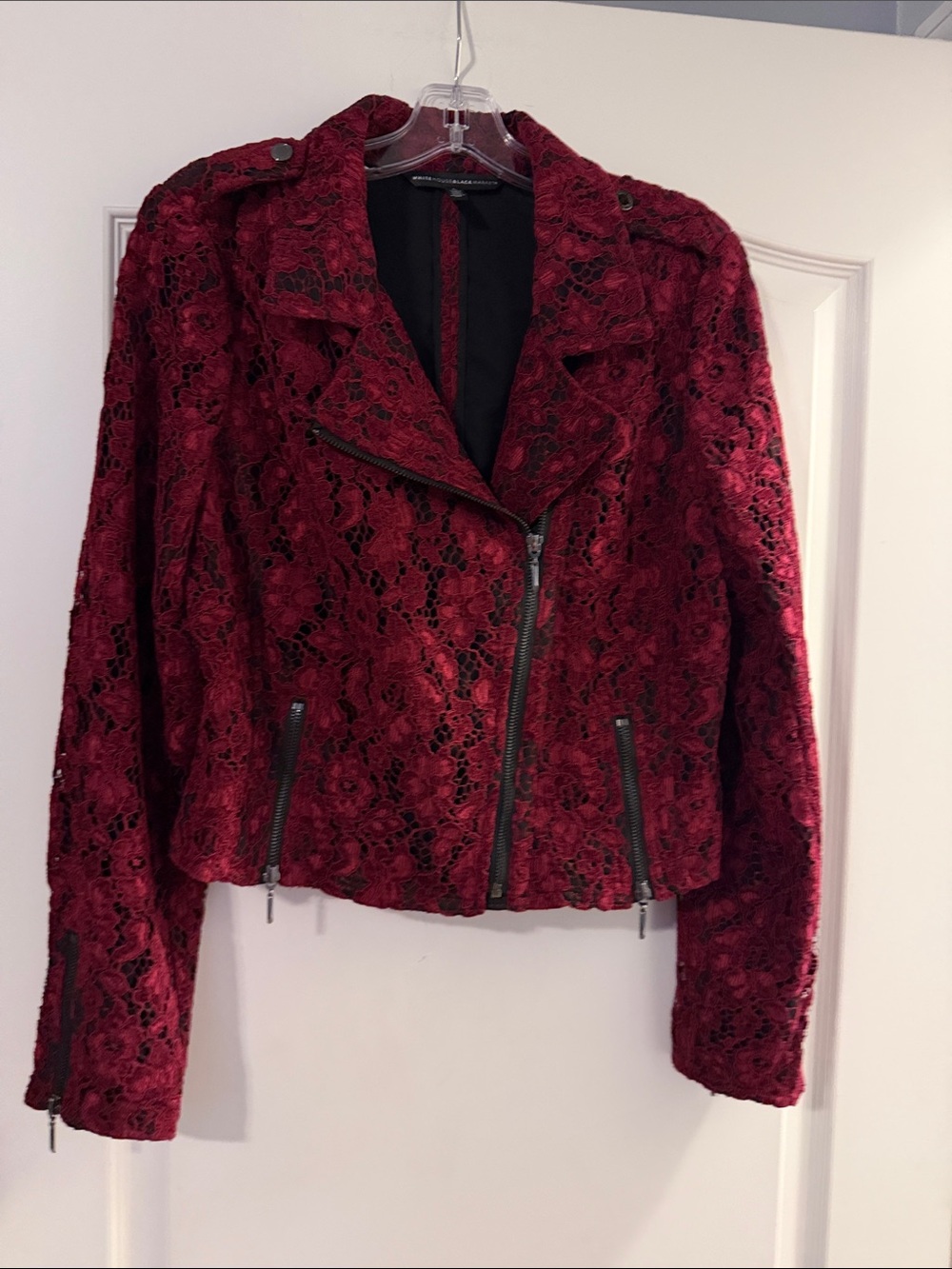White House Black Market Women’s Lace Jacket Size Large